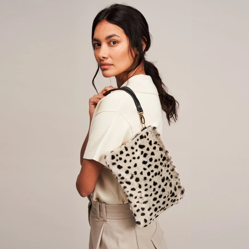 Appaloosa Clutch Bag with Strap