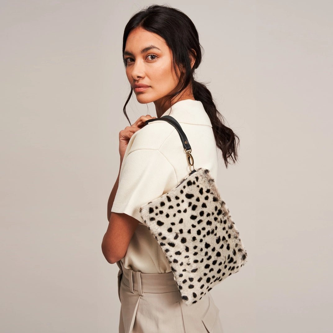 Appaloosa Clutch Bag with Strap