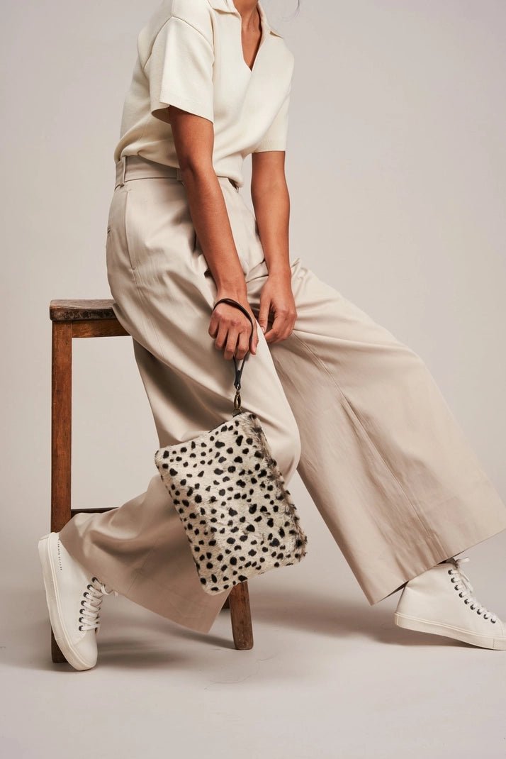 Appaloosa Clutch Bag with Strap