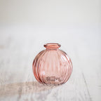 Ribbed Globe Diffuser Bottle - Pink Ribbed Globe image