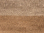 KAZA: Brown & Grey Two Tone Woven Shopper: Large