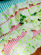 BABY ESTHA REVERSIBLE BLOCK PRINT BABY QUILT | TURQUOISE