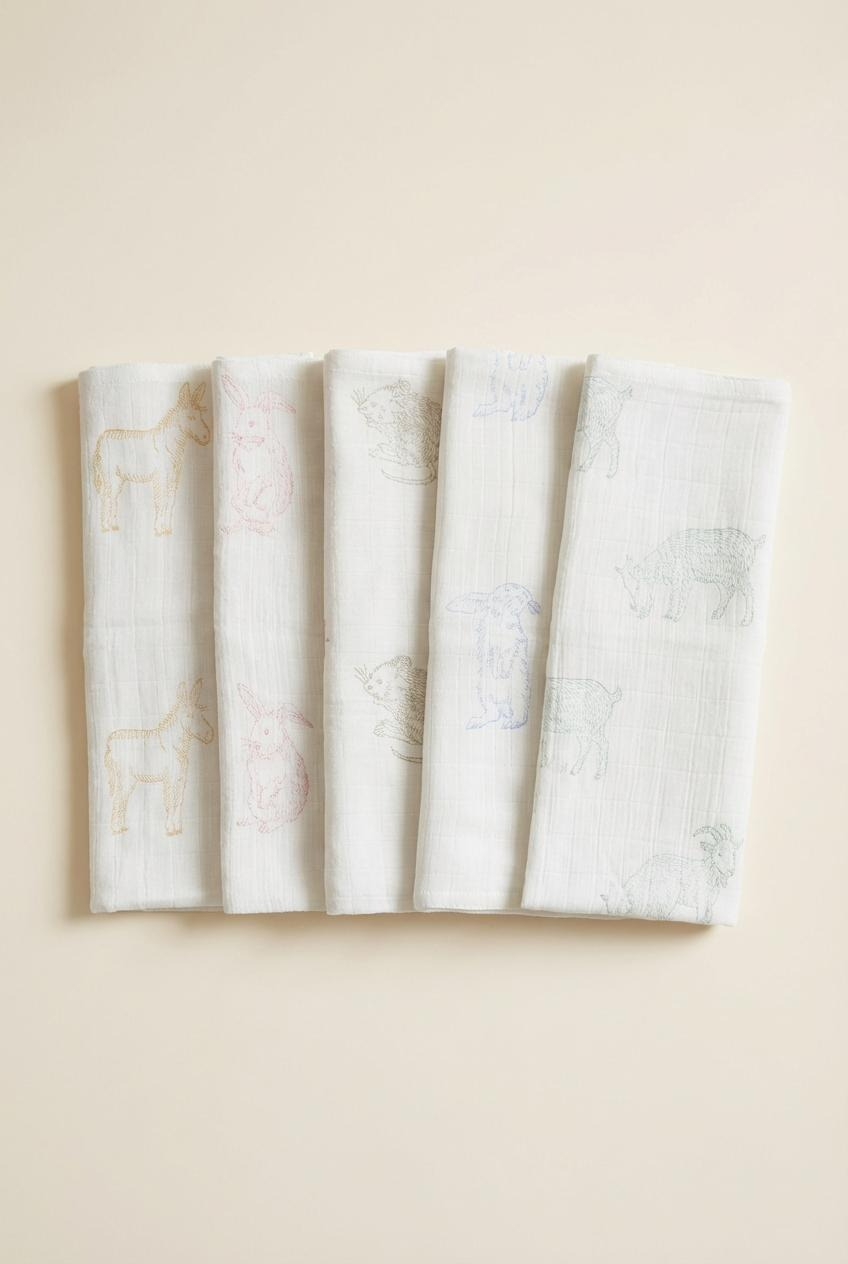 Blue Bunny Organic Cotton Swaddle