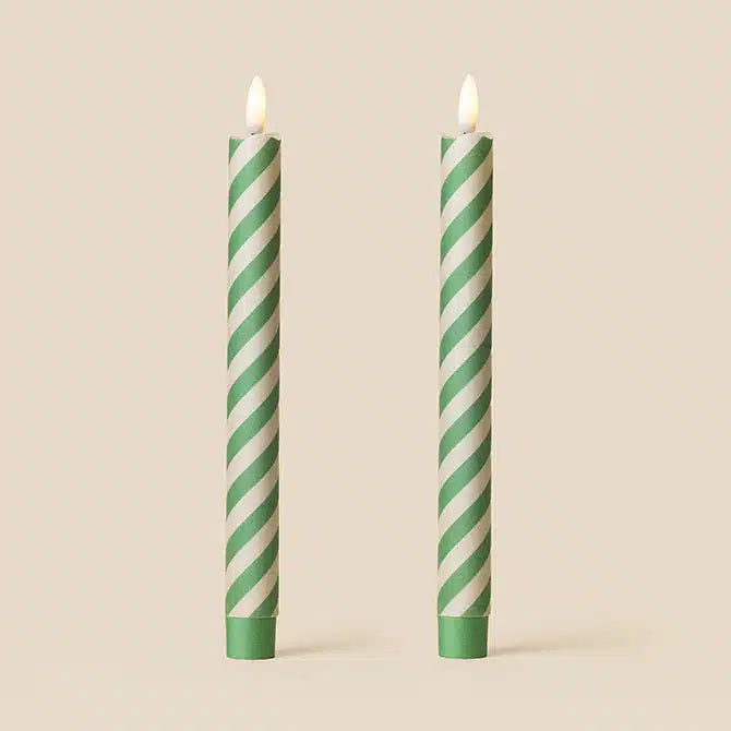 Barley Twist Flameless LED Wax Candles