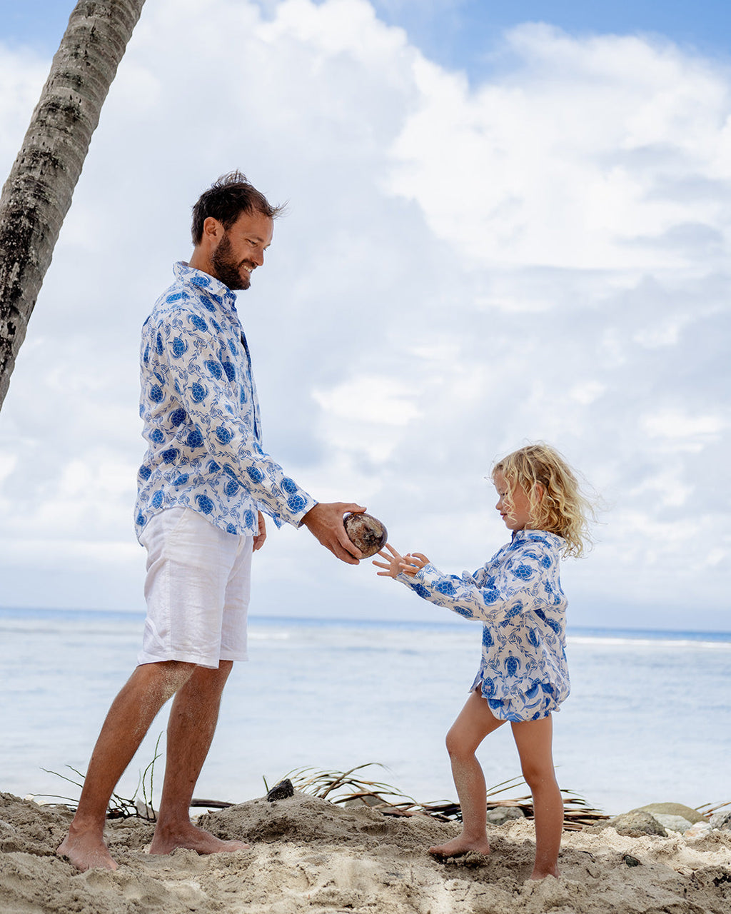 Linen Shirt TURTLE TRELLIS