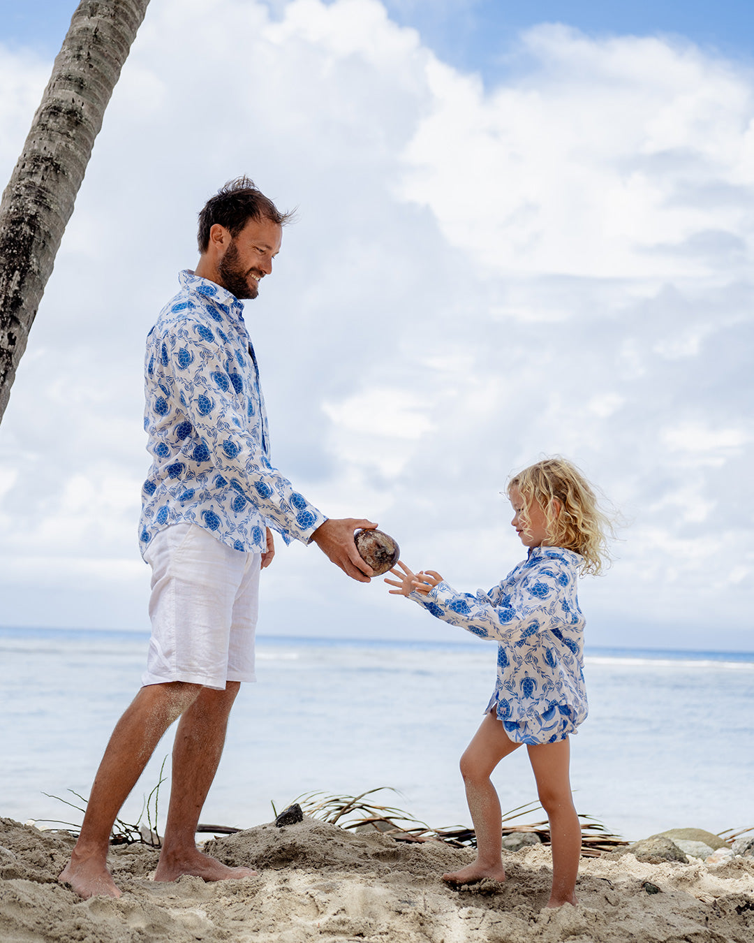 Linen Shirt TURTLE TRELLIS