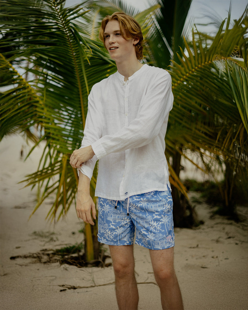 Swim Shorts PINK HOUSE TOILE