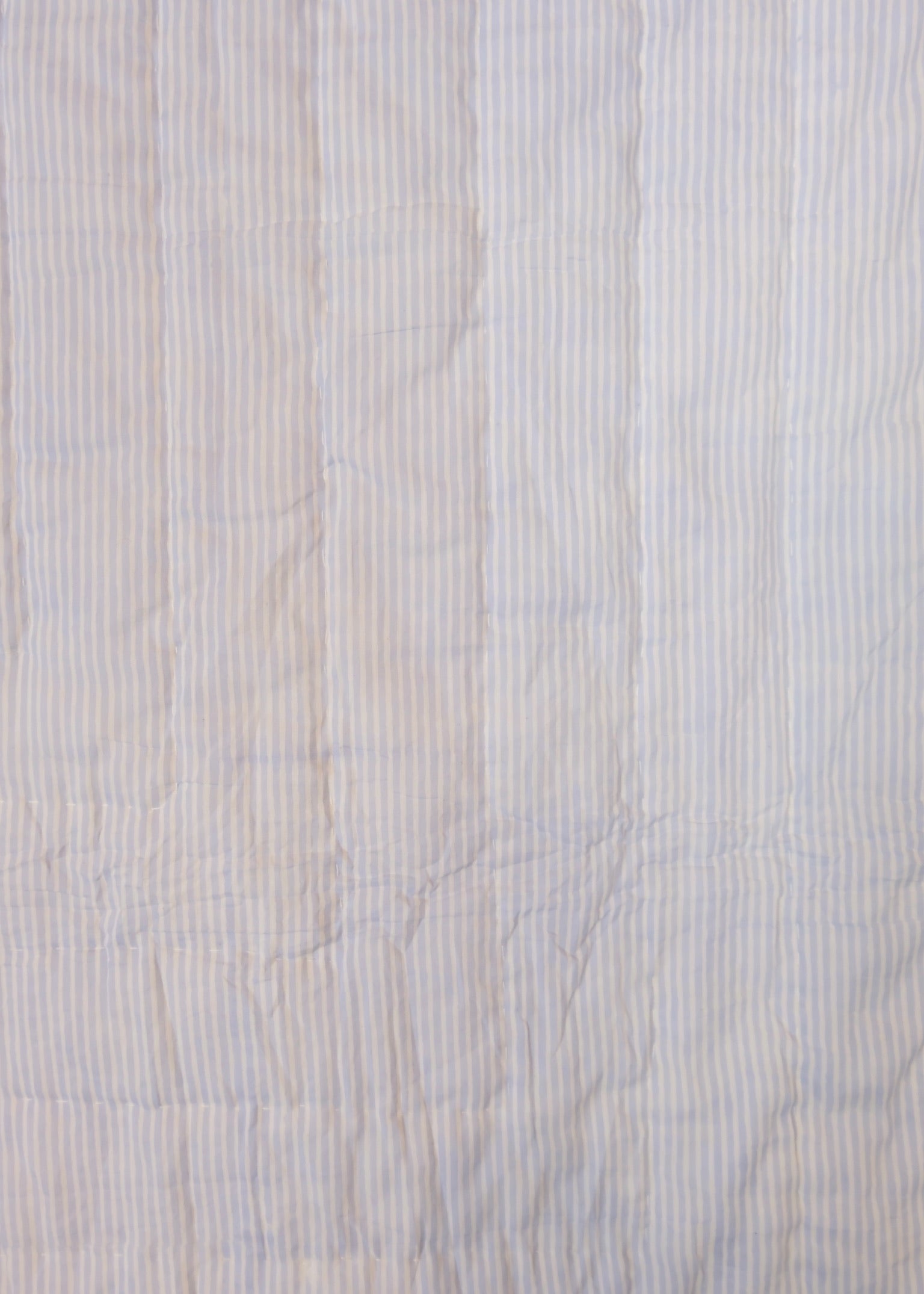 Blue Organic Cotton Toddler Quilt