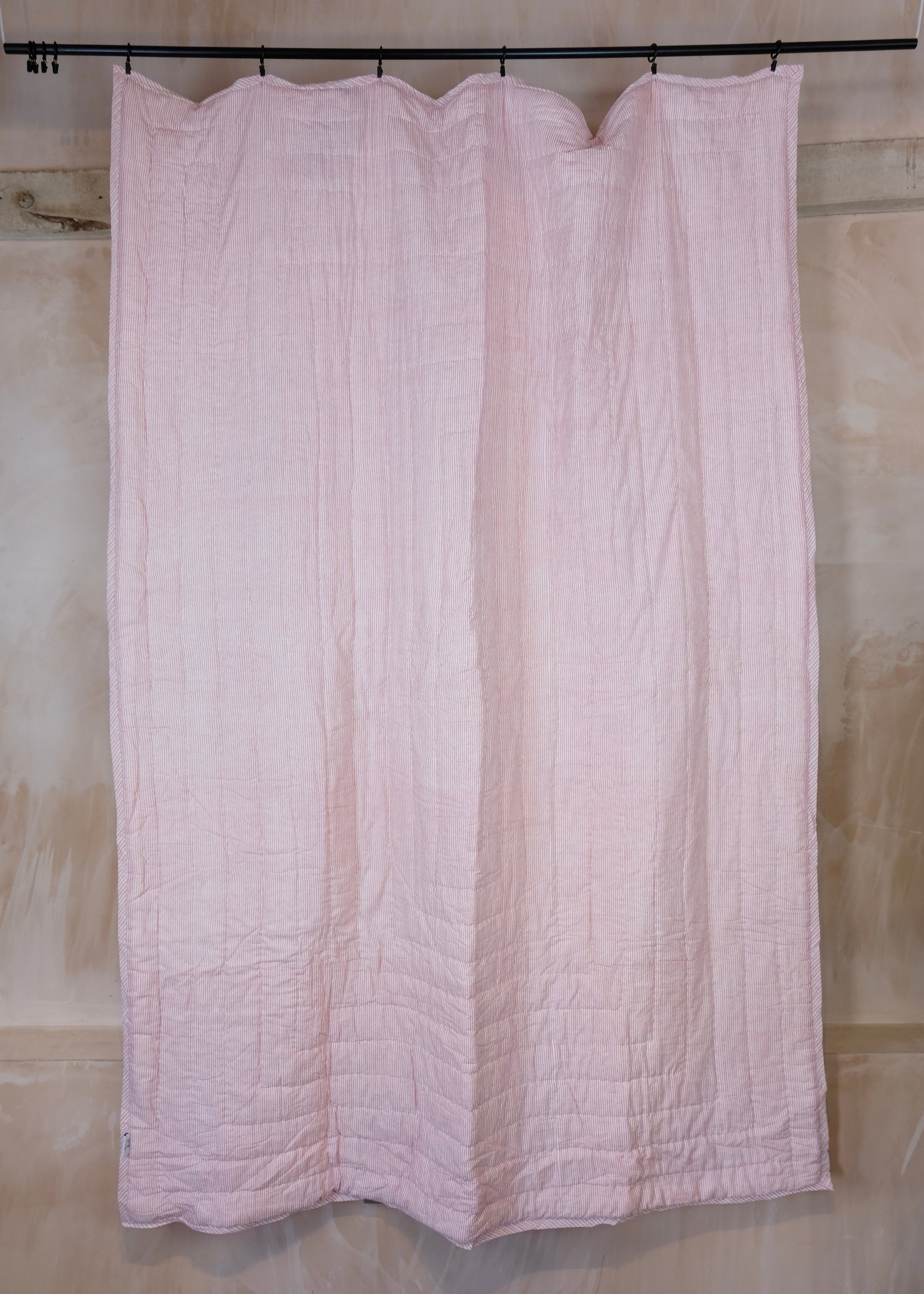 Pink Organic Cotton Toddler Quilt