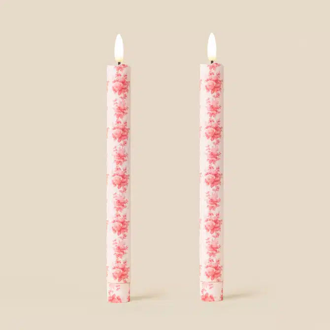 Belmont Toile Small Flameless LED Wax Candle