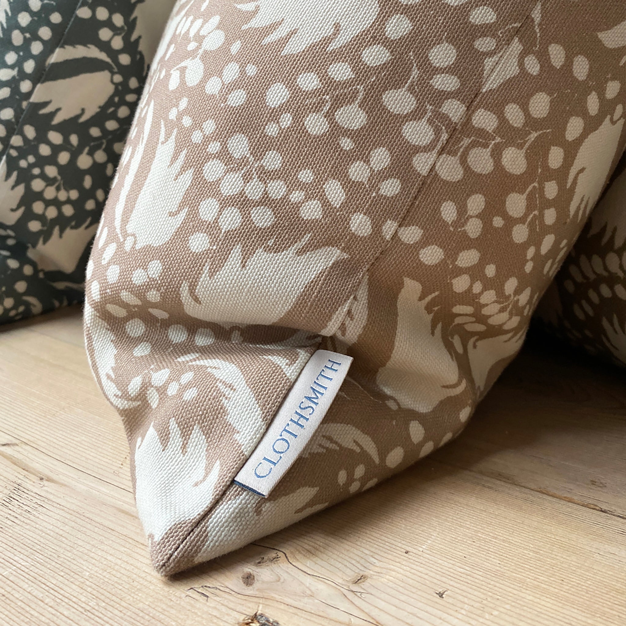 Billow Square Cushion - Blush Pink
