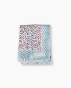 Cranberry Pink Hand Blocked Tablecloth