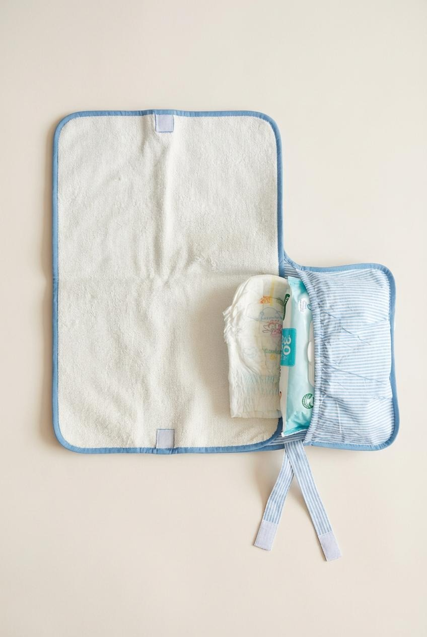 Blue Travel Baby Changing Mat