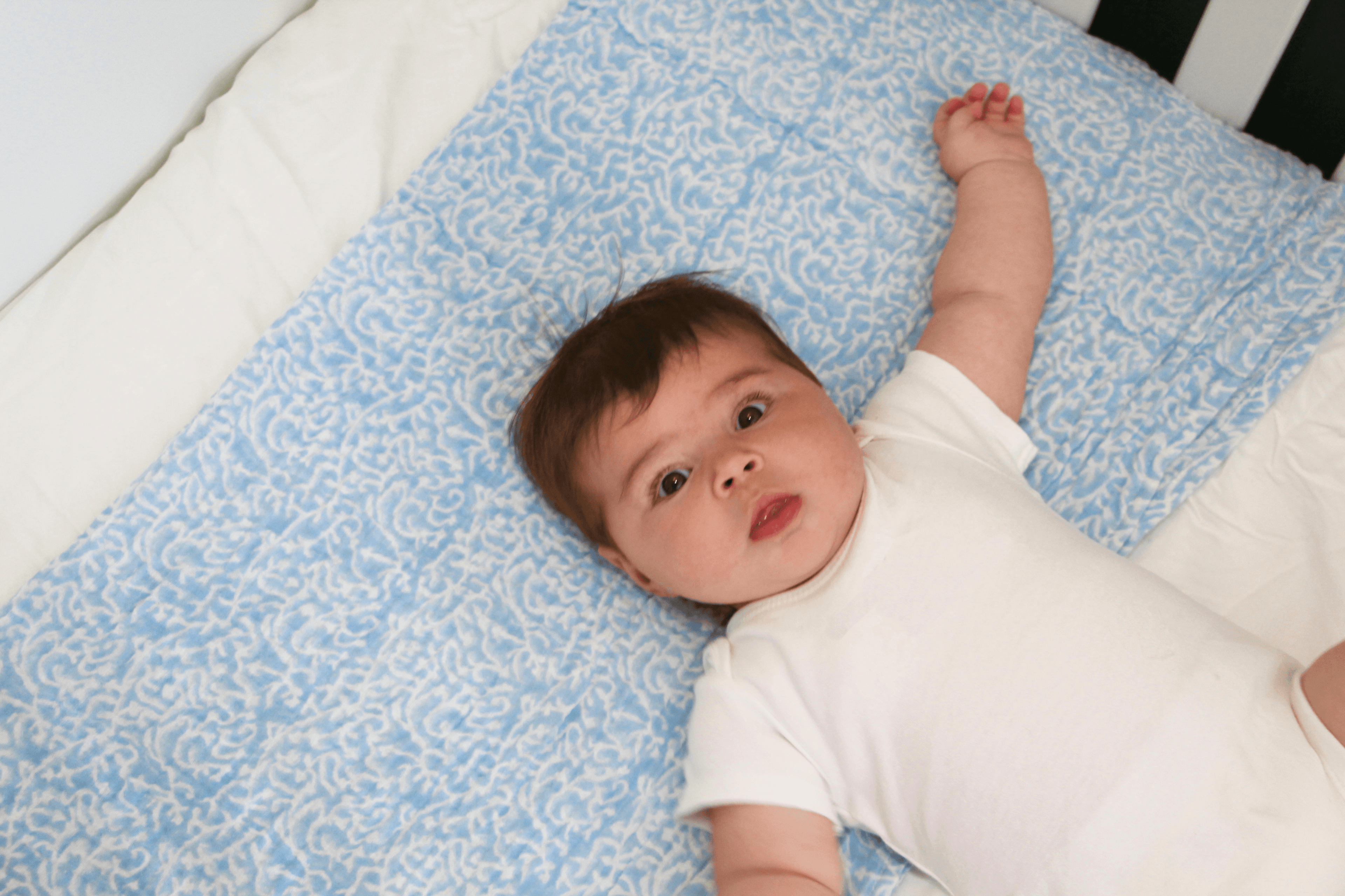 Coral Muslin Swaddle