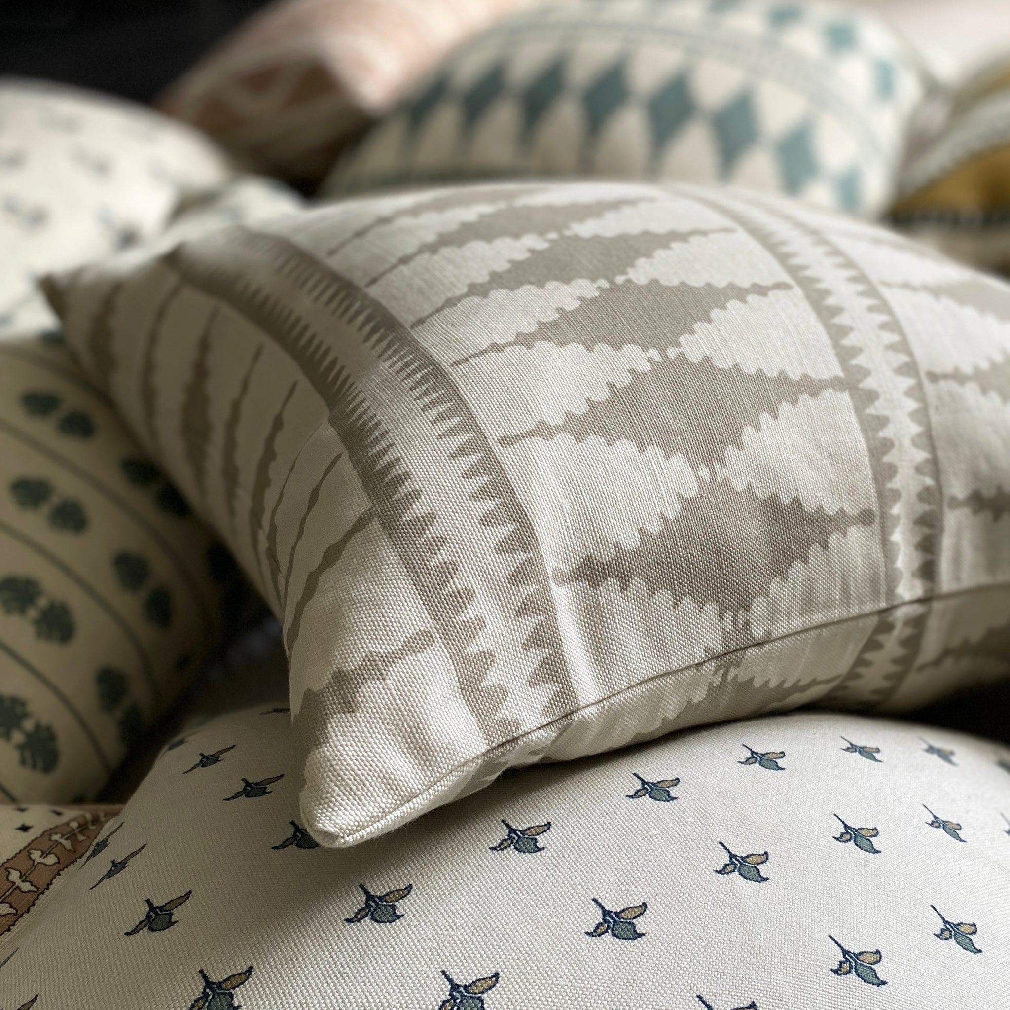 Bobbin Square Cushion - Natural
