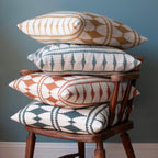 Bobbin Square Cushion - Ochre