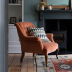 Bobbin Square Cushion - Slate Green