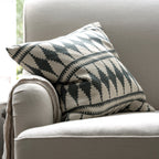 Bobbin Square Cushion - Slate Green