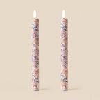 Bookbinder Marble Flameless LED Wax Candles