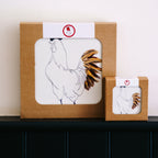 Chicken Coasters set of 6