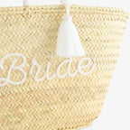 Handwoven Bride Straw Bag