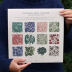2027 Lino Print Calendar - Growing Through The Seasons | Isla Middleton