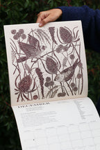 2027 Lino Print Calendar - Growing Through The Seasons | Isla Middleton