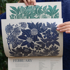 2027 Lino Print Calendar - Growing Through The Seasons | Isla Middleton