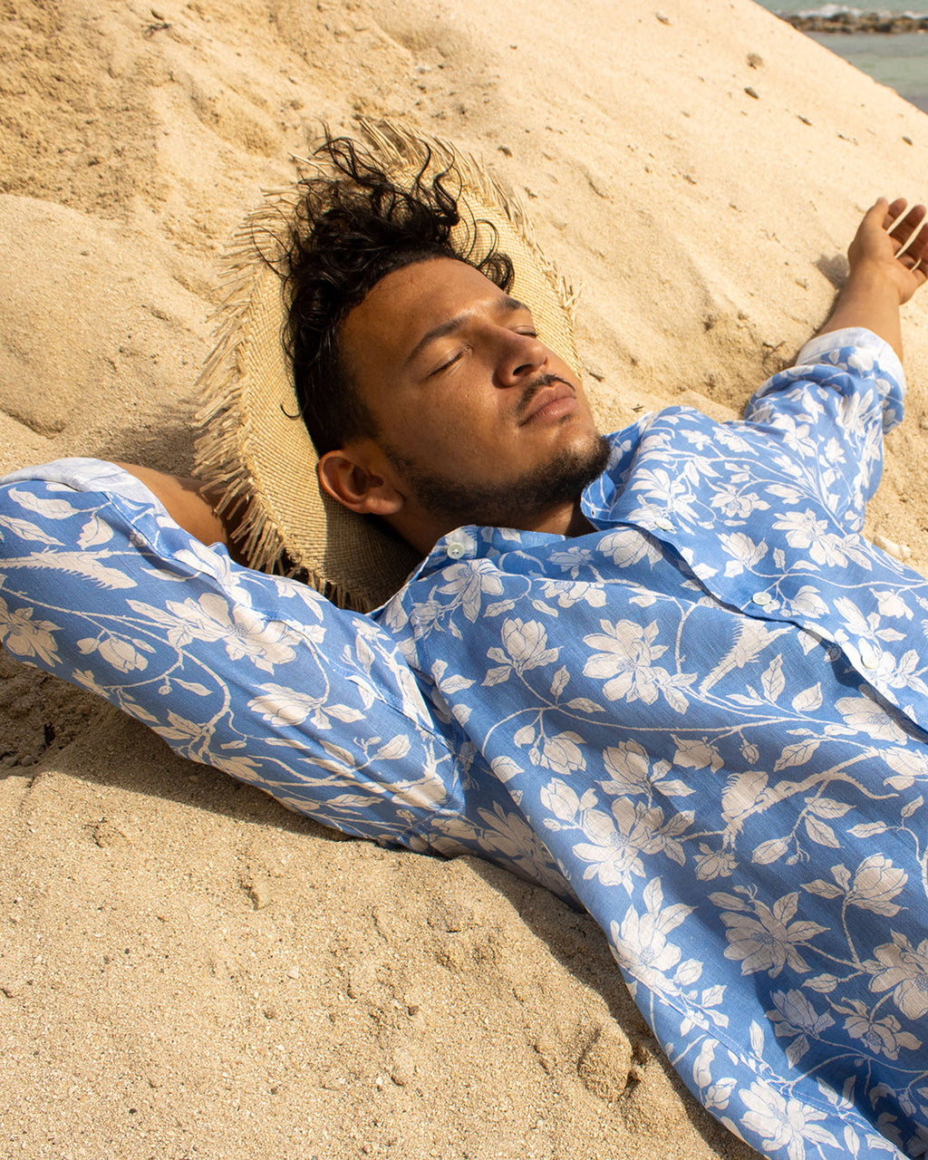Mens Linen Shirt IGUANA
