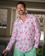 Linen Shirt POMEGRANATE