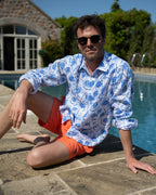 Linen Shirt POMEGRANATE