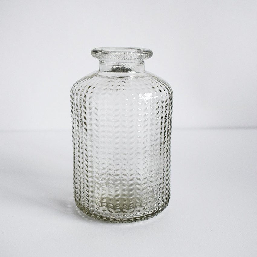 Coloured Diffuser Bottles - Clear Textured image