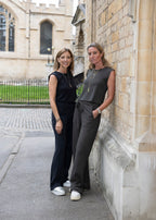 HERO sleeveless top, charcoal