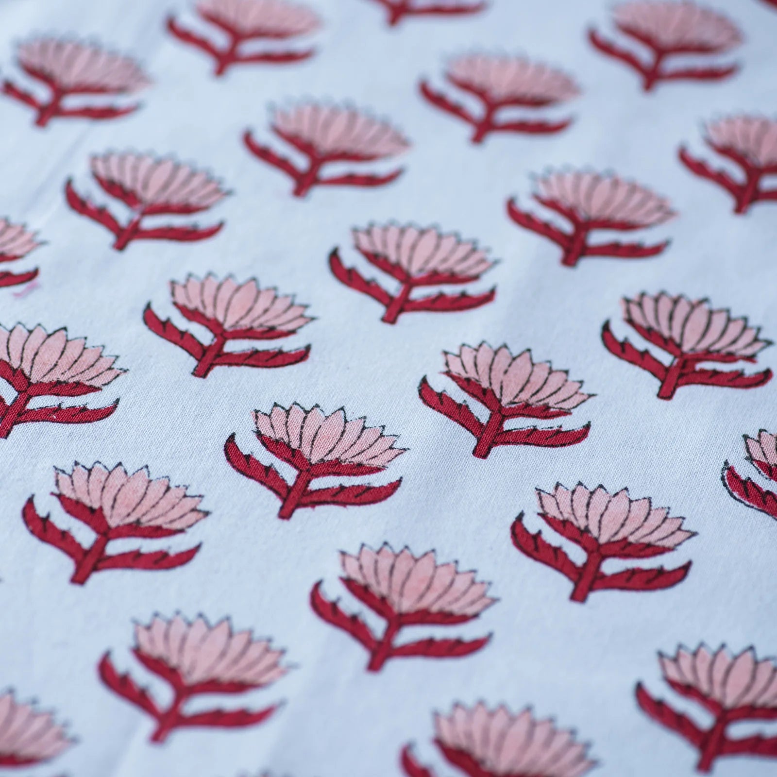 Lotus Flower Design, set of 6 napkins