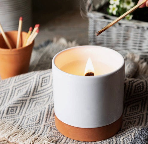 Citronella and Lavender Hand Made Ceramic Outdoor Candles