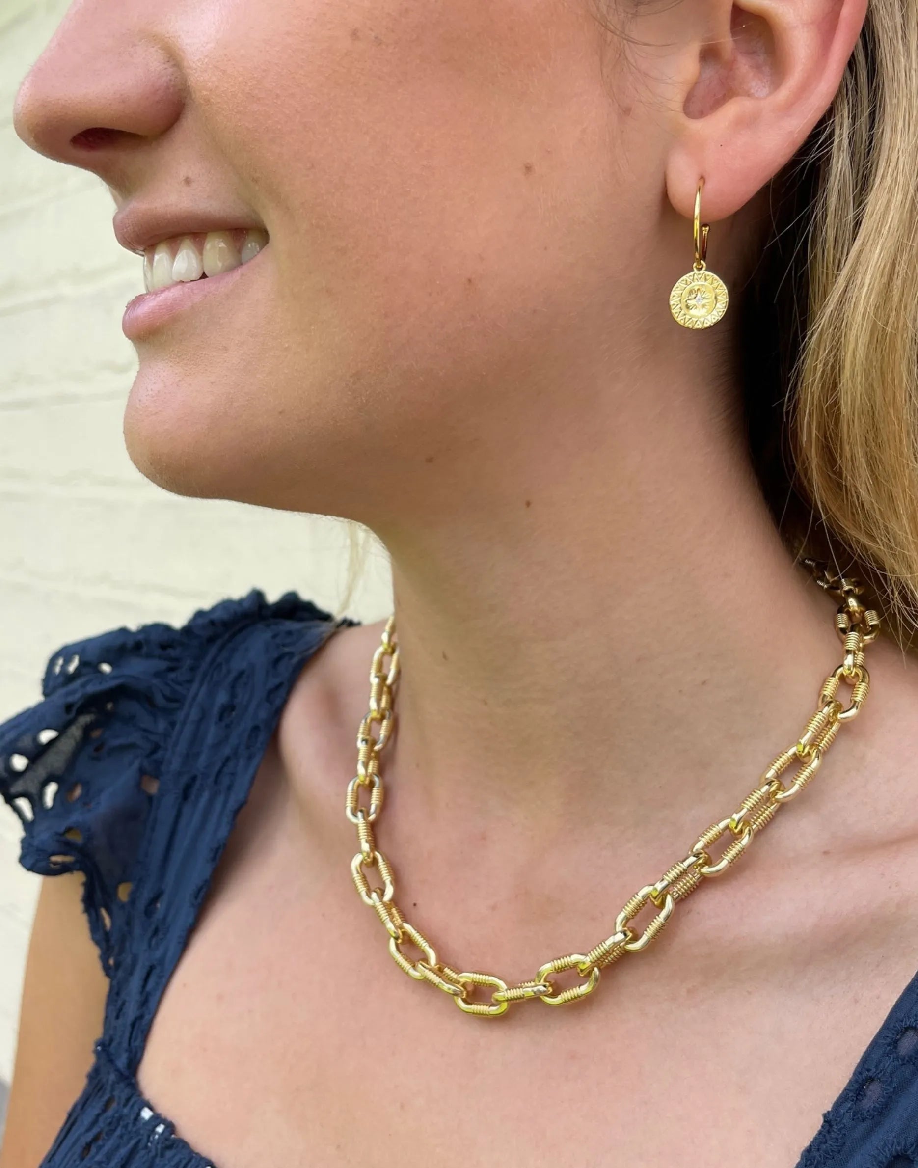 Cleo Gold Hoop Earrings
