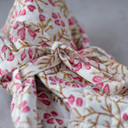 TRAILING PINK FLOWER  hot water bottle