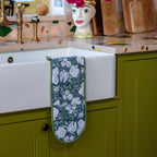IN BLOOM BLUE double oven glove