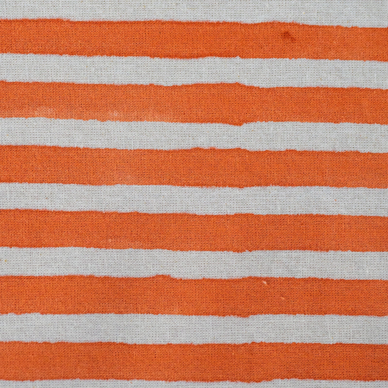 NEW RUFFLE STRIPE APRICOT hand block printed tablecloth