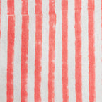 STRIPE CHERRY PINK tea towel