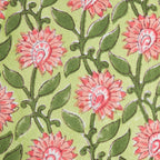 PRESSED PETALS PEONY tea towel