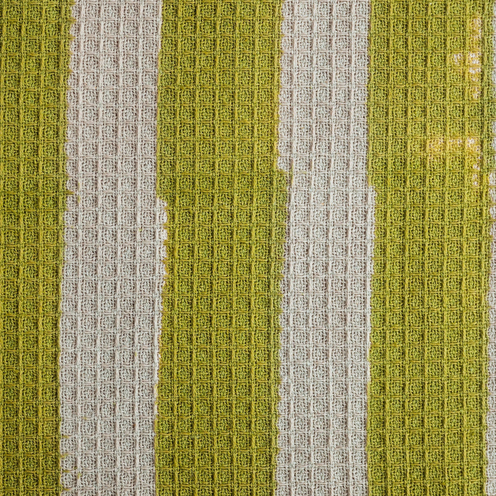 NEW WIDE STRIPE OLIVE tea towel