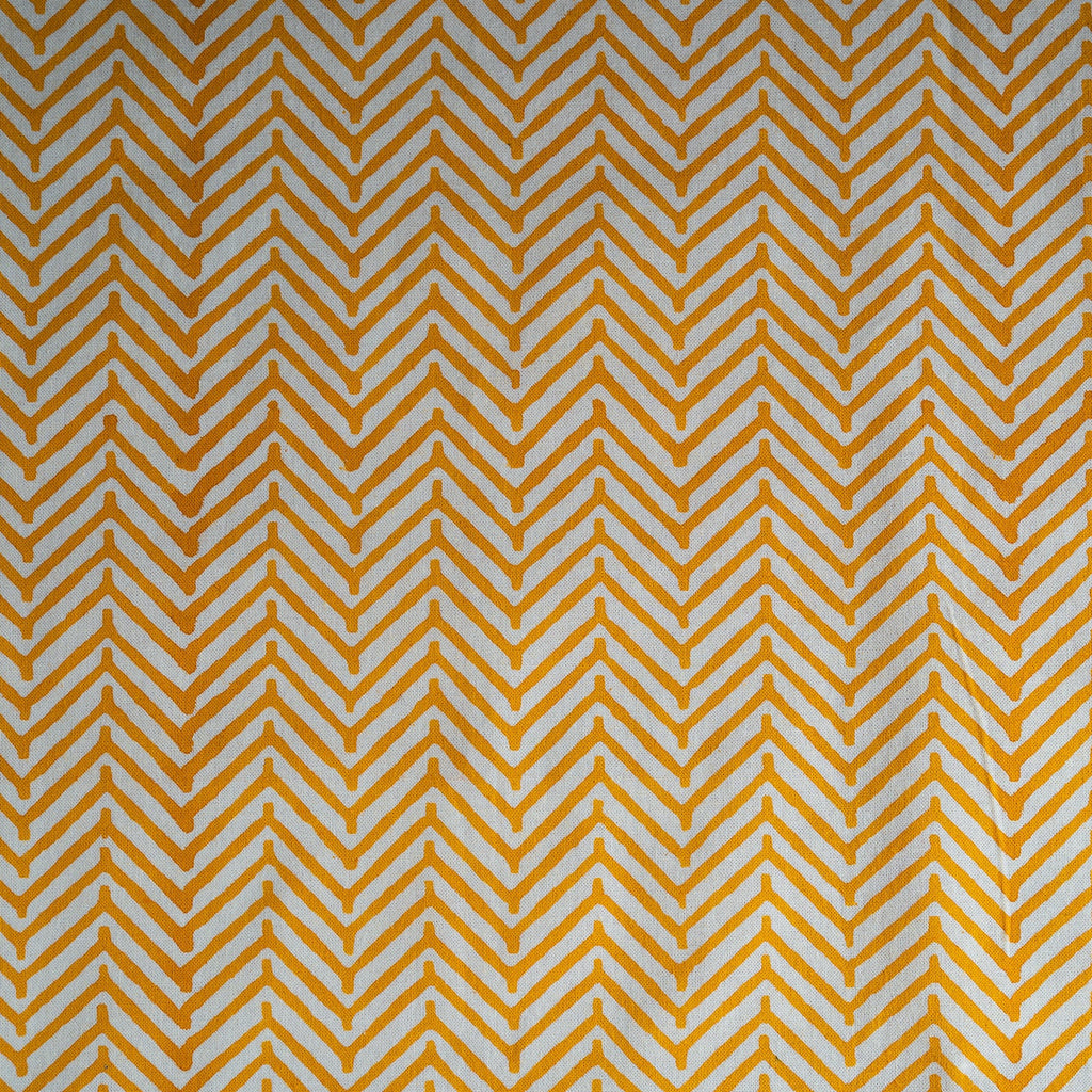 CHEVRON APRICOT NECTAR set of 6 cotton napkins