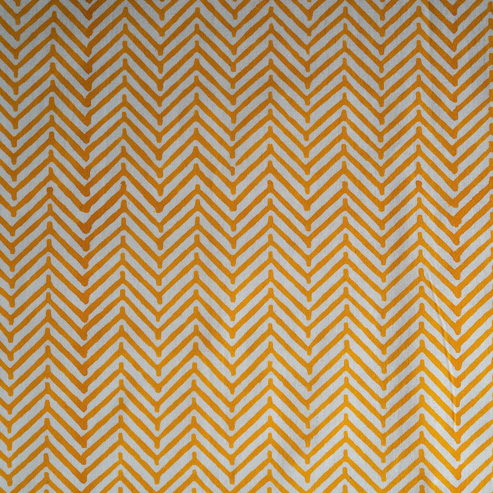 CHEVRON APRICOT NECTAR set of 6 cotton napkins