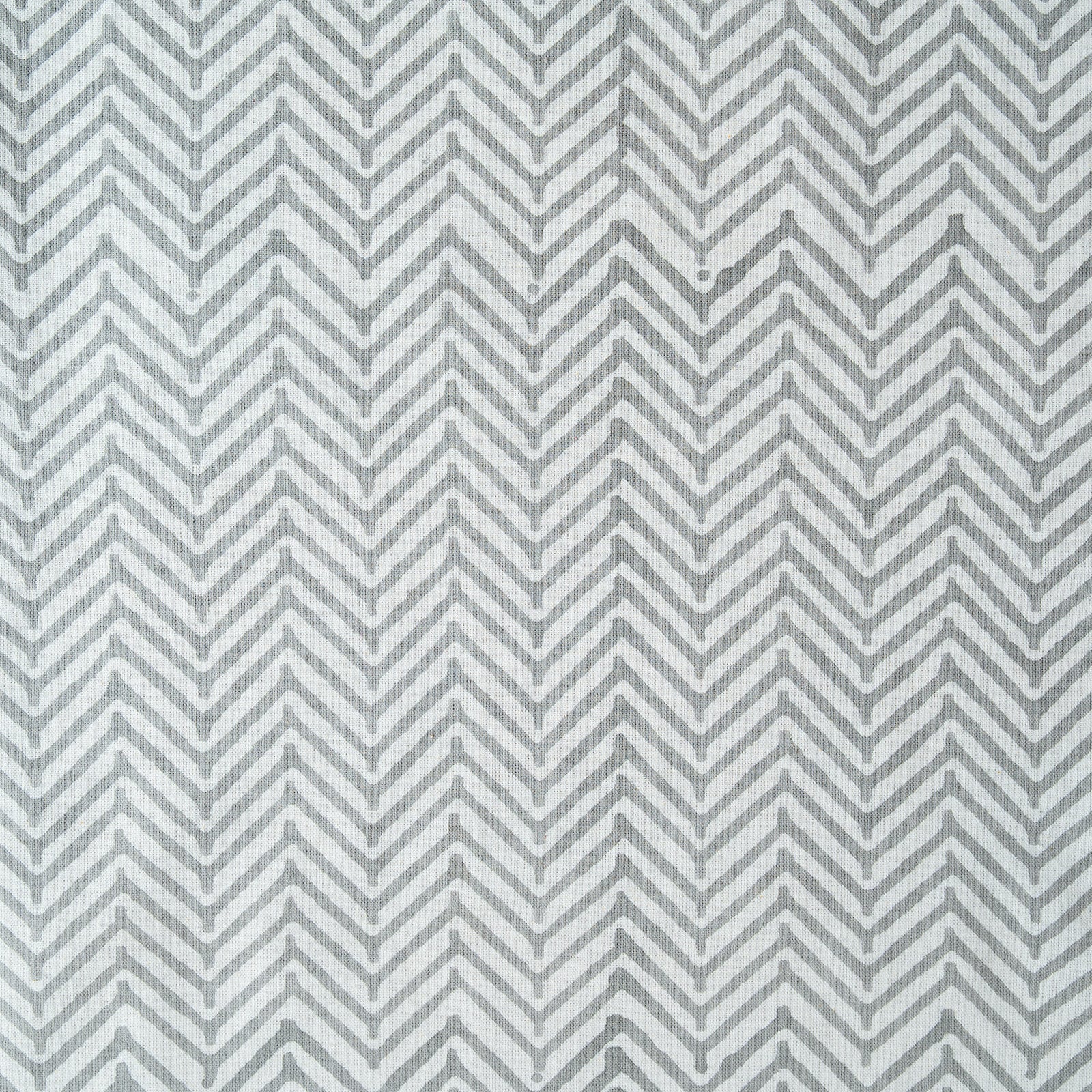 CHEVRON DOVE GREY set of 6 cotton napkins