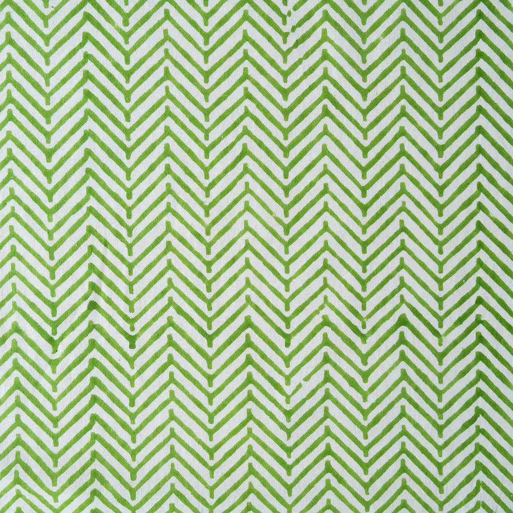 CHEVRON GREEN set of 6 cotton napkins