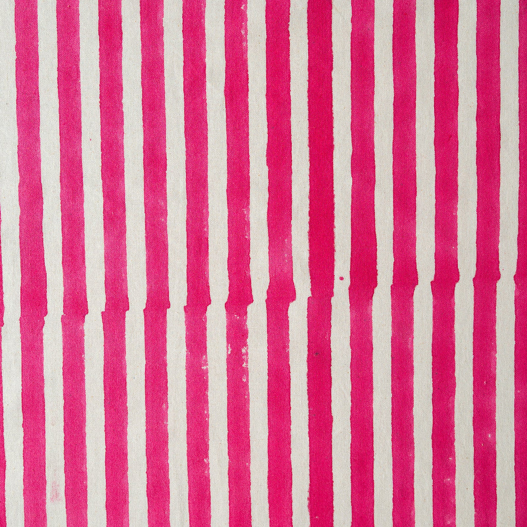 MAGENTA STRIPE set of 4 cotton napkins
