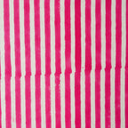 MAGENTA STRIPE set of 4 cotton napkins