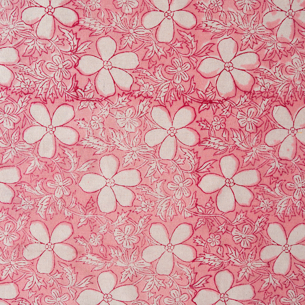 NEW BOTANICAL TABLE ROSE set of 4 cotton napkins