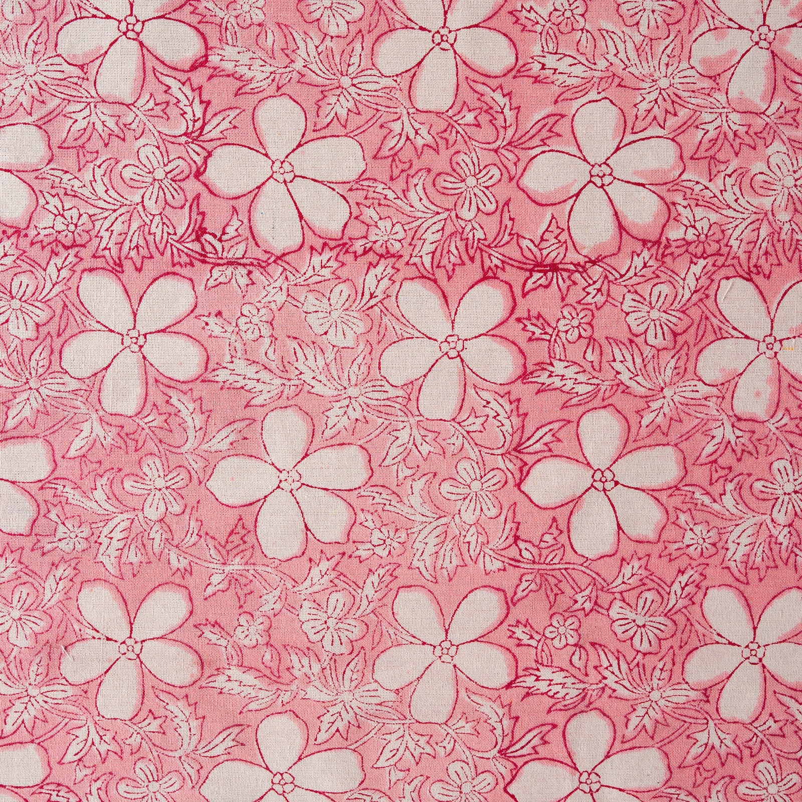 NEW BOTANICAL TABLE ROSE set of 4 cotton napkins